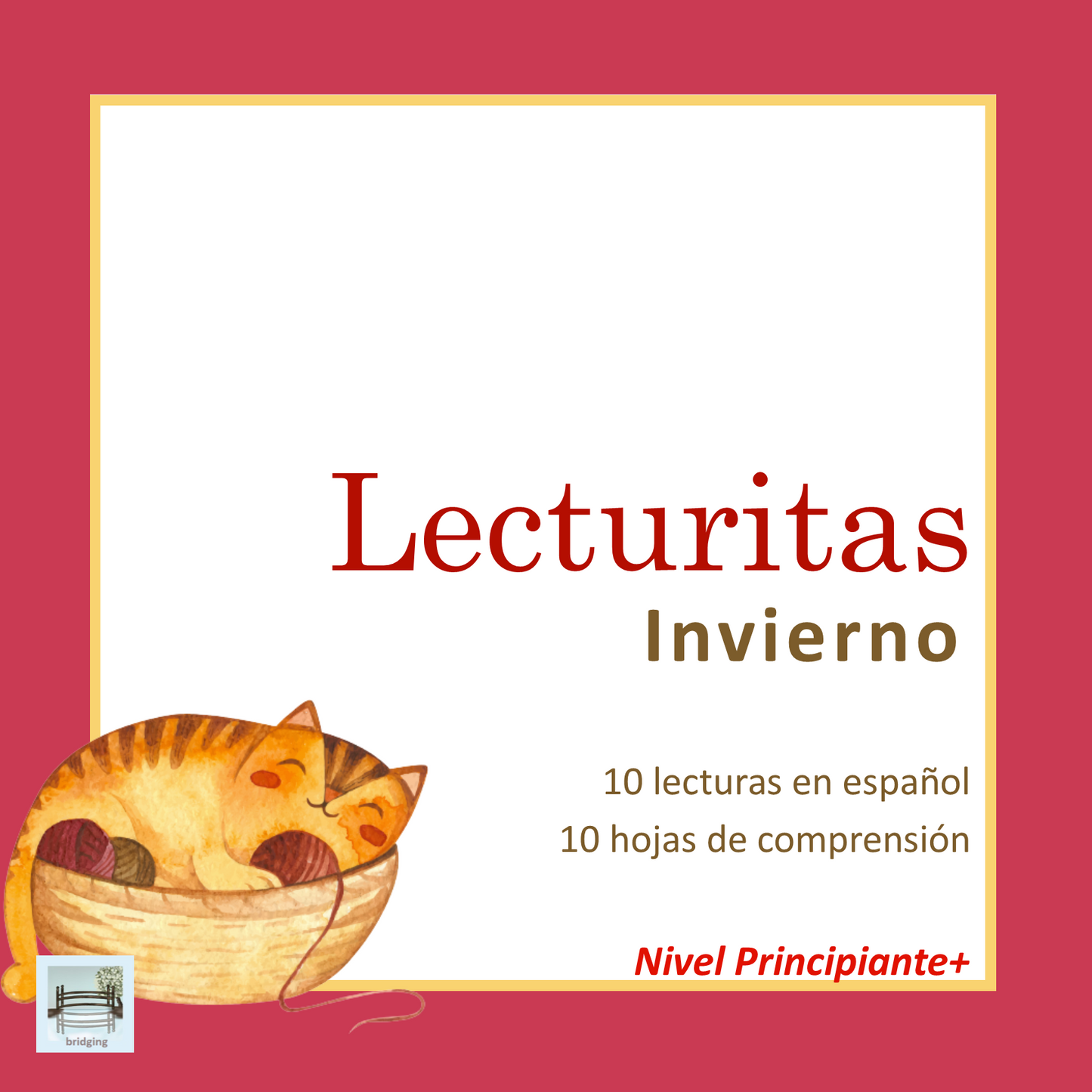 Spanish Reading Comprehension Passages - Lecturas de comprensión Invierno