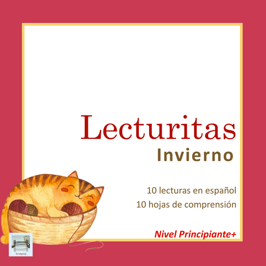 Spanish Reading Comprehension Passages - Lecturas de comprensión Invierno